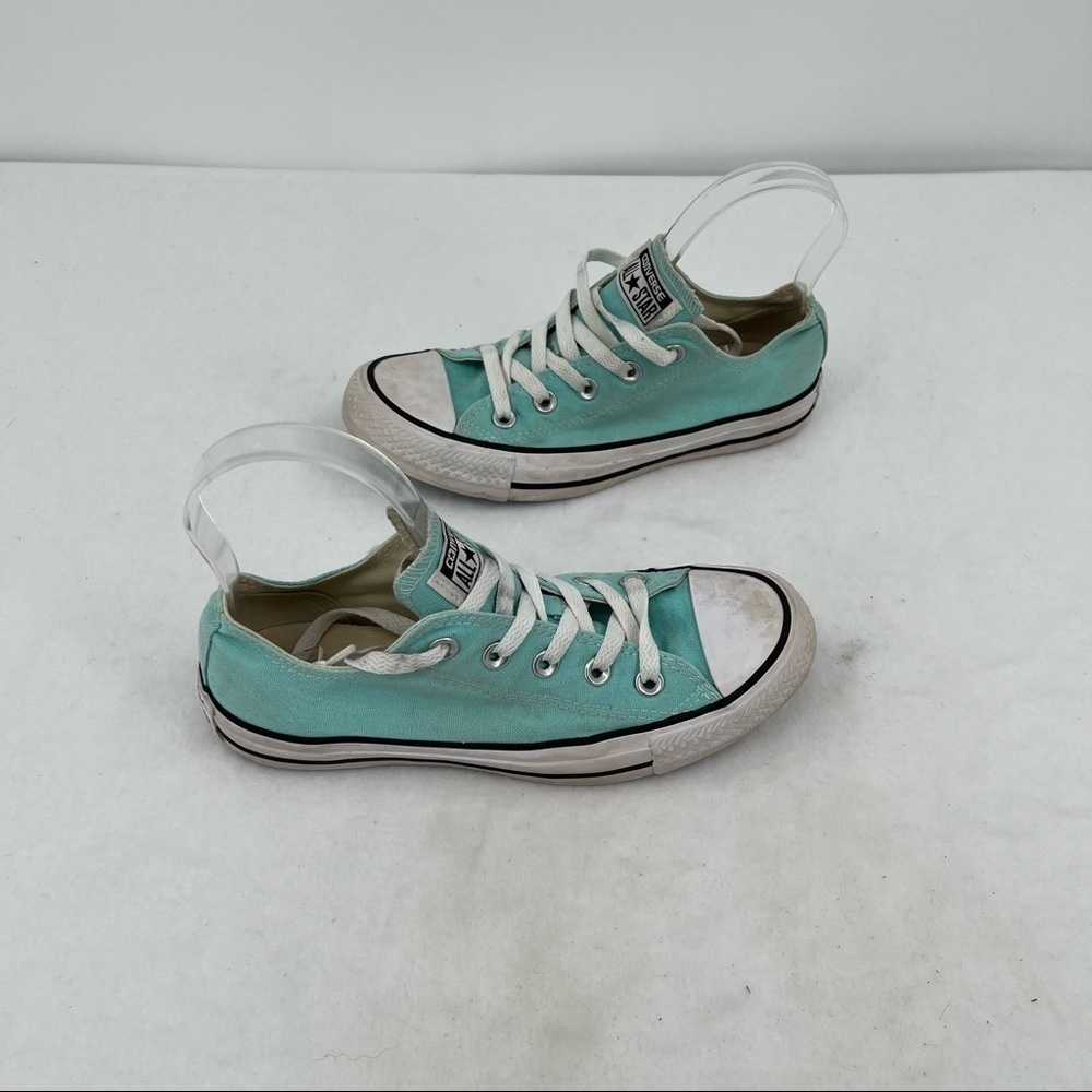 CONVERSE Womens Chuck Taylor All Stars Low top Blue lace up sneakers size: 6 - Picture 6 of 9